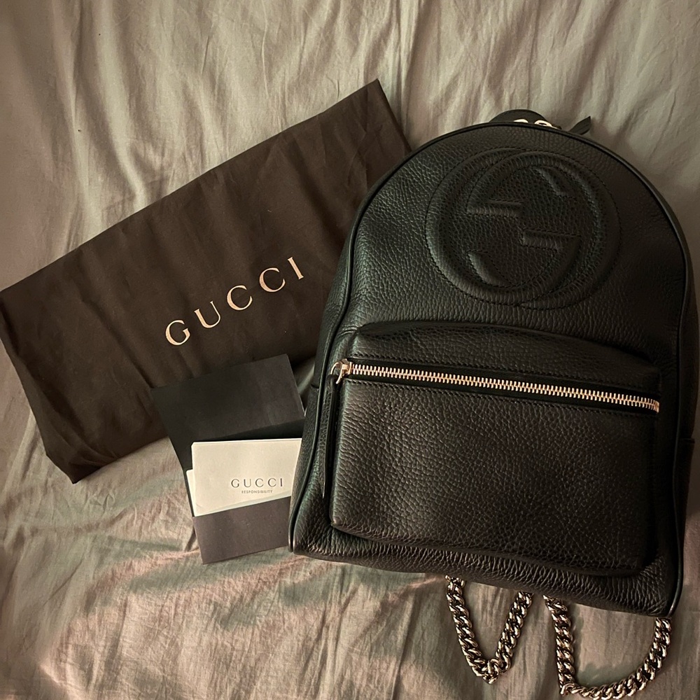 Authentic Gucci Soho Backpack - Picture 1 of 4